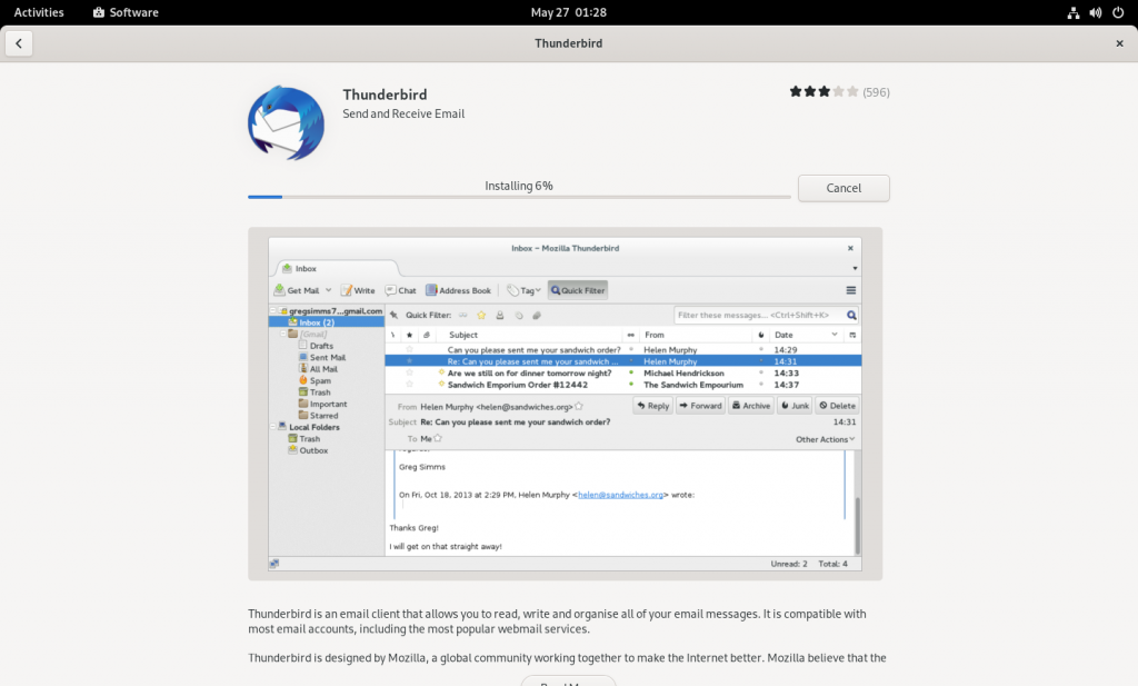 Installing Thunderbird 2 1