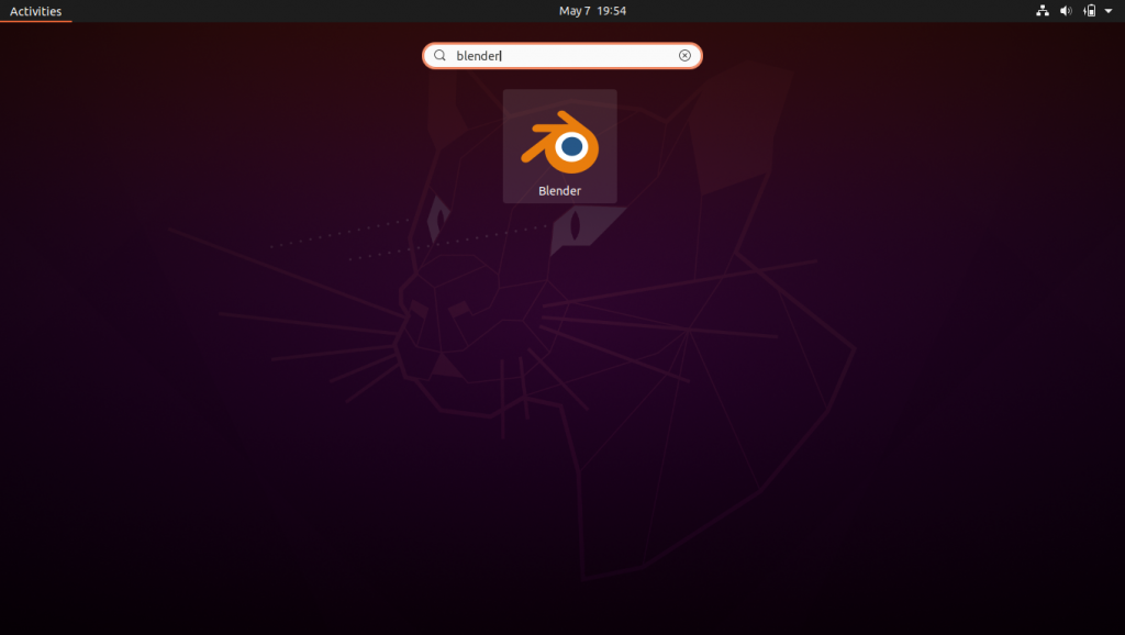 Search For Blender In Activites