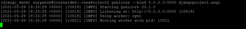 Testing Out Gunicorns Ability To Serve