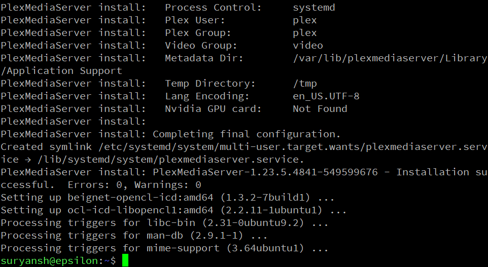 Installing A Plex Media Server 1