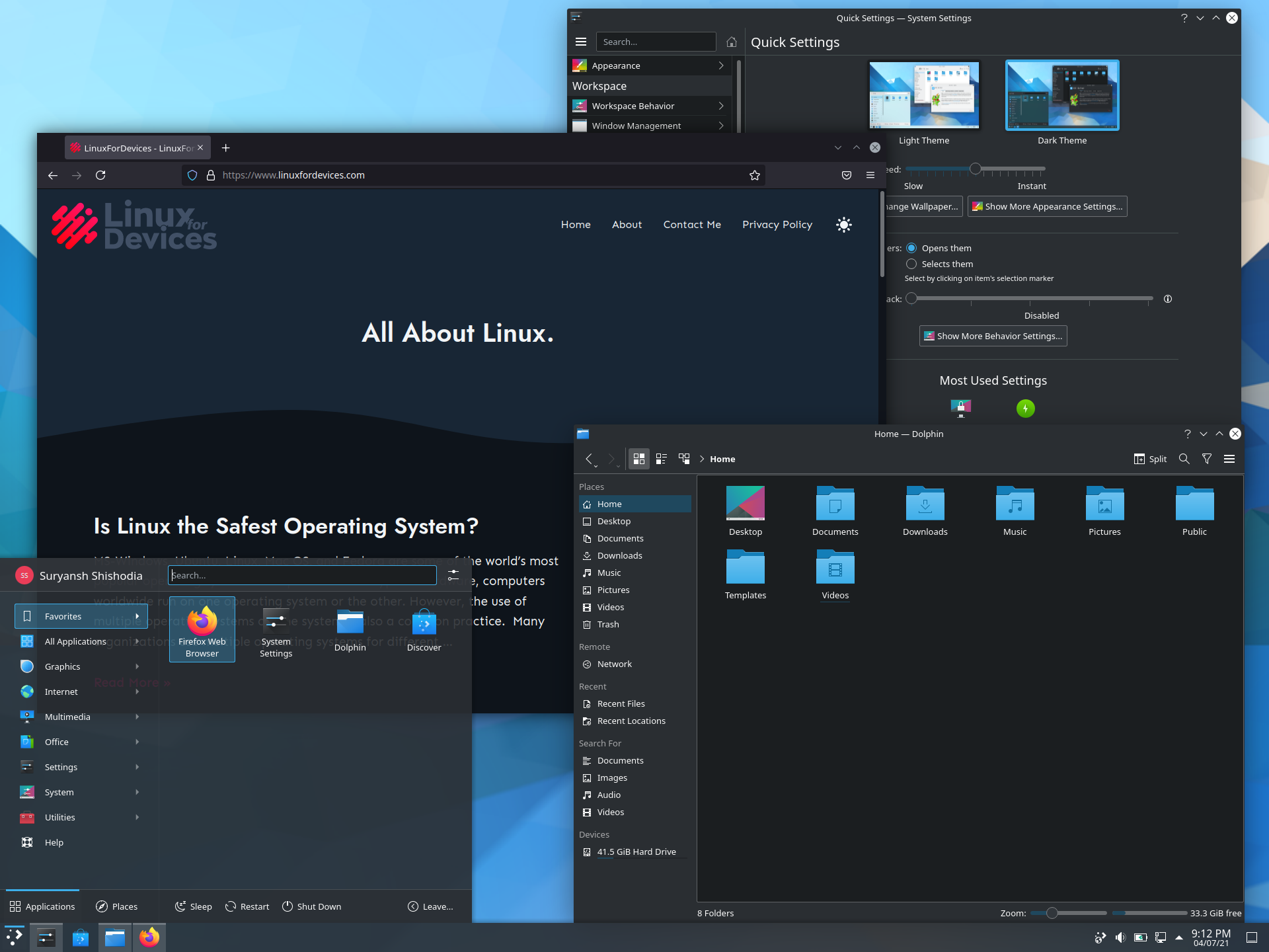 XFCE vs KDE Plasma Linux desktop environments A comparison