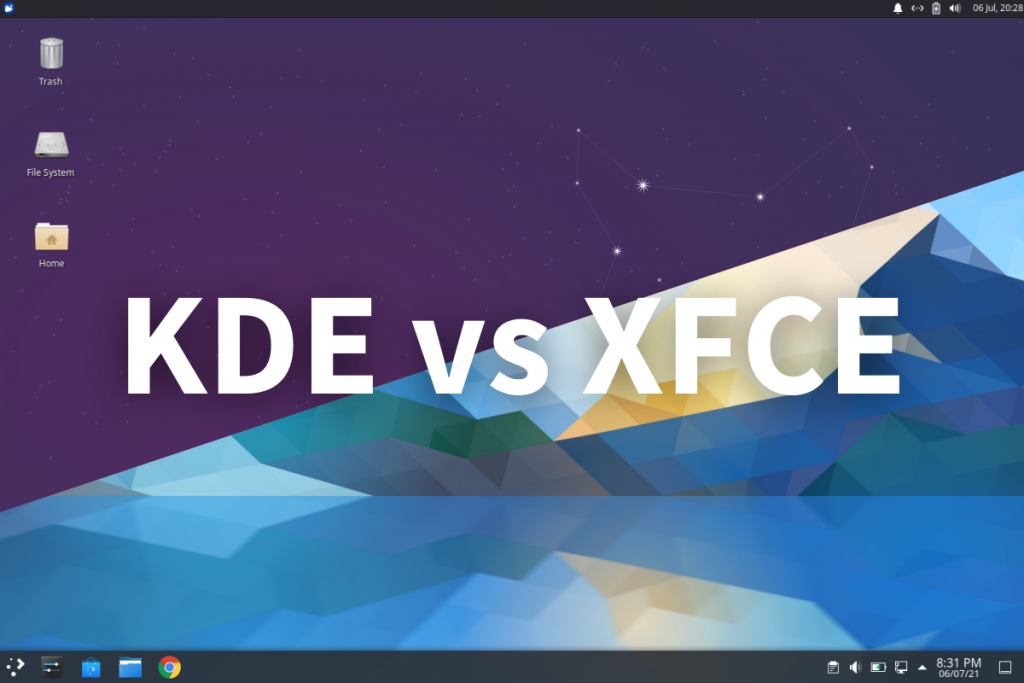 KDE Vs XFCE