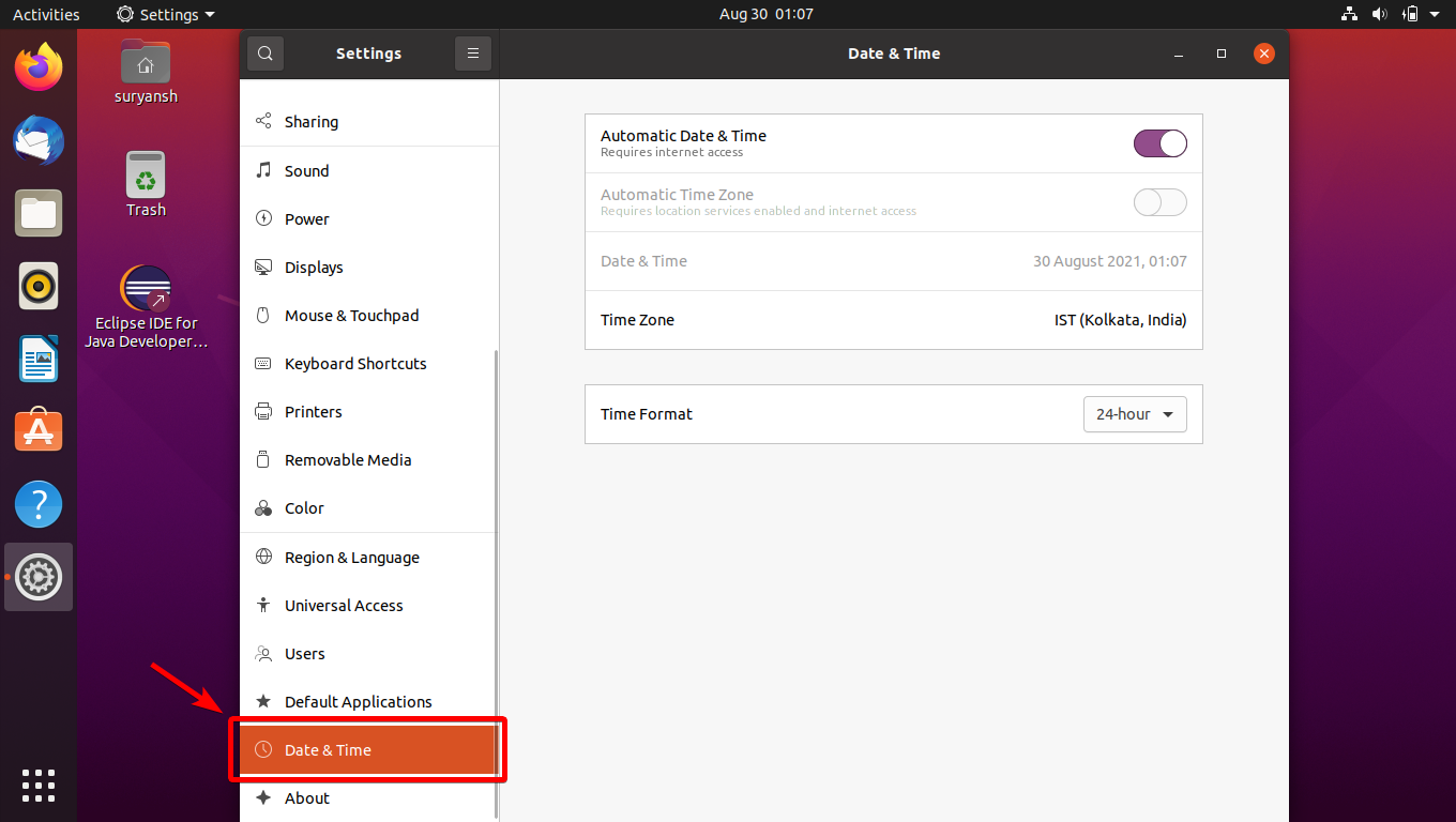 How to change or set the time zone in Ubuntu 20.04? LinuxForDevices