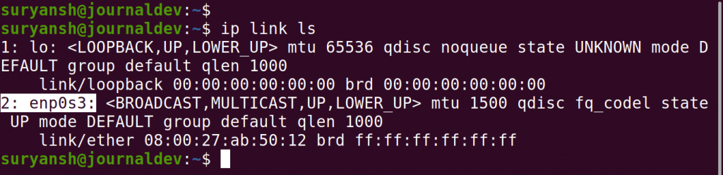 Network Interfaces