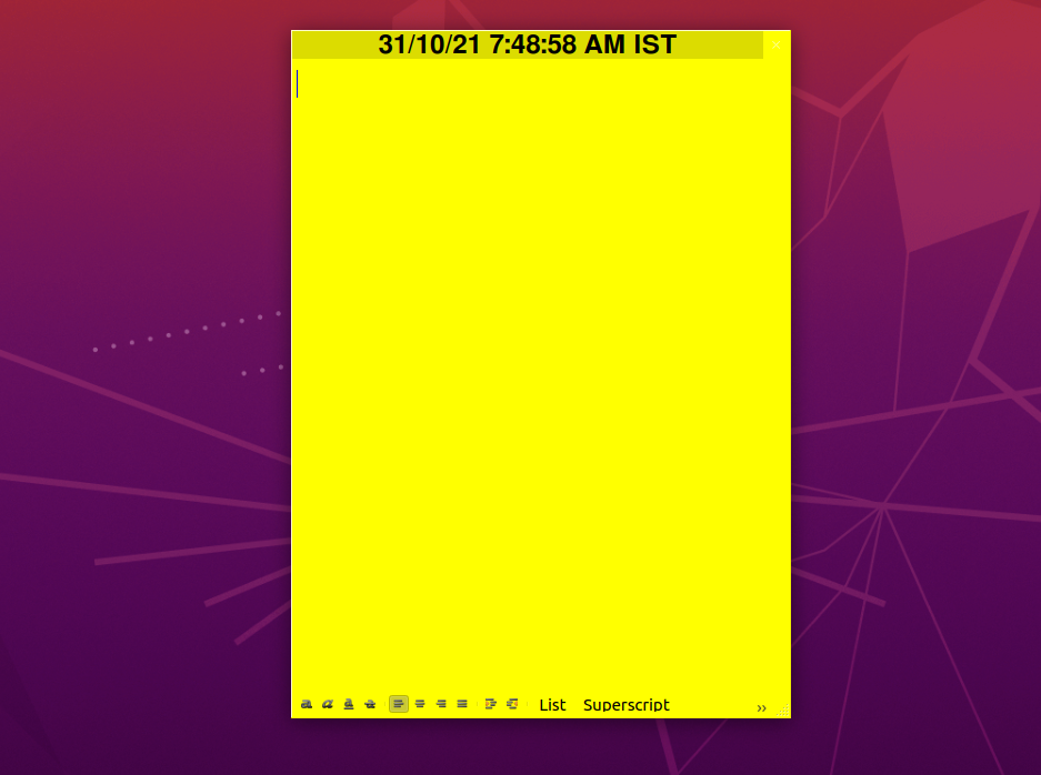 notes-1 Sticky Notes for Ubuntu