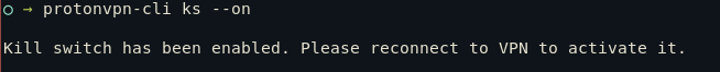 ProtonVPN Killswitch