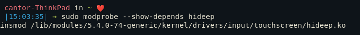 Show Dependencies Of Kernel Module