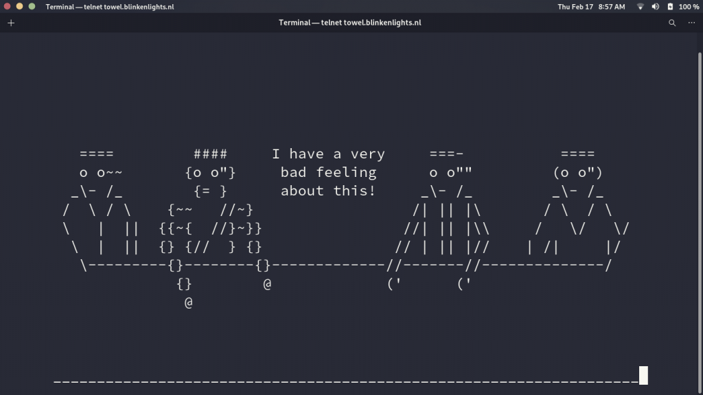 Watch ASCII Star Wars in the Linux Terminal - LinuxForDevices