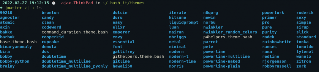 Bash It Themes