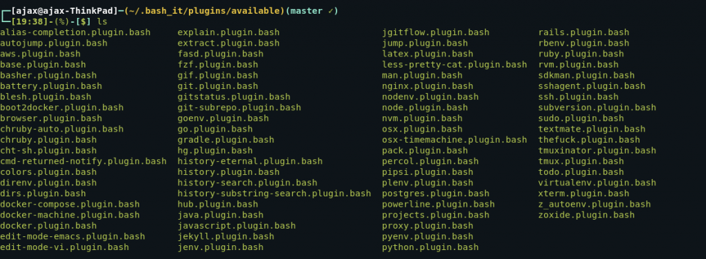 Bash Plugins