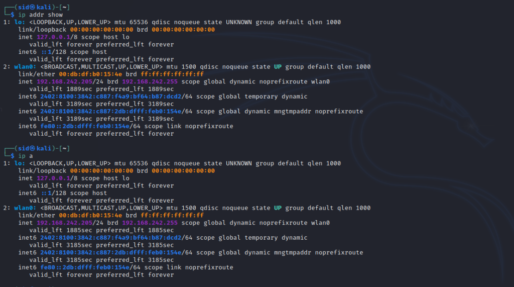 list-the-ip-address-of-individual-network