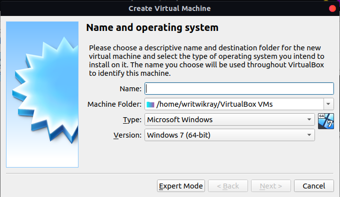 Create A New Virtual Machine