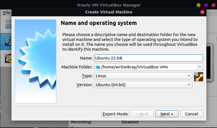 Naming The Virtual Machine