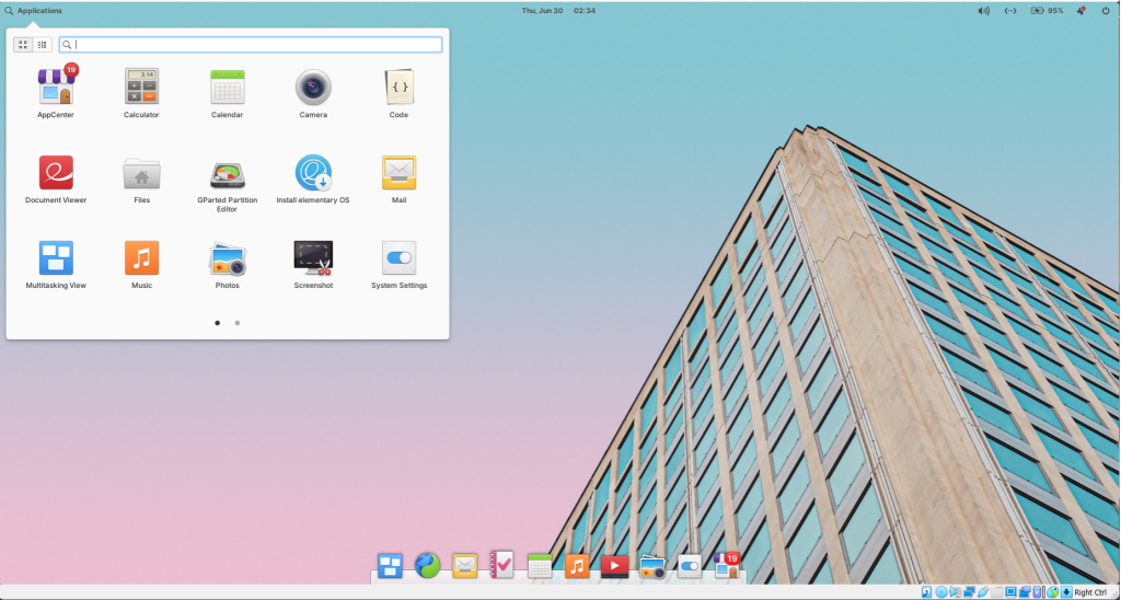 Elementary Os Desktop