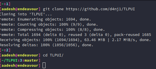 Clone The TLPUI Repository Using Git