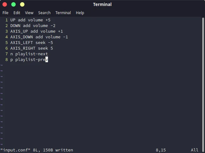 Custom Keybindings For Mpv Player