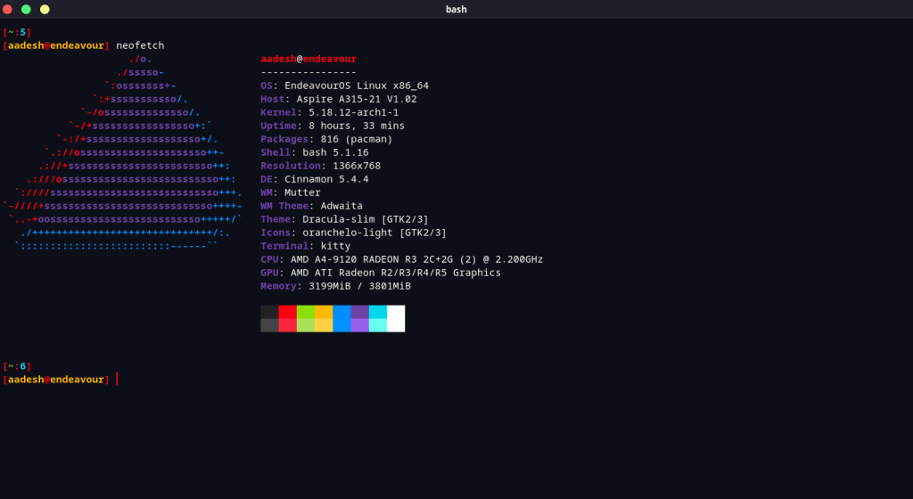 My Kitty Terminal Theme