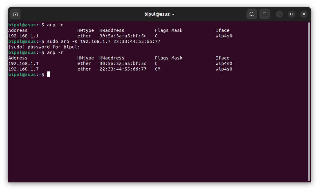 What is the arp command in Linux? LinuxForDevices