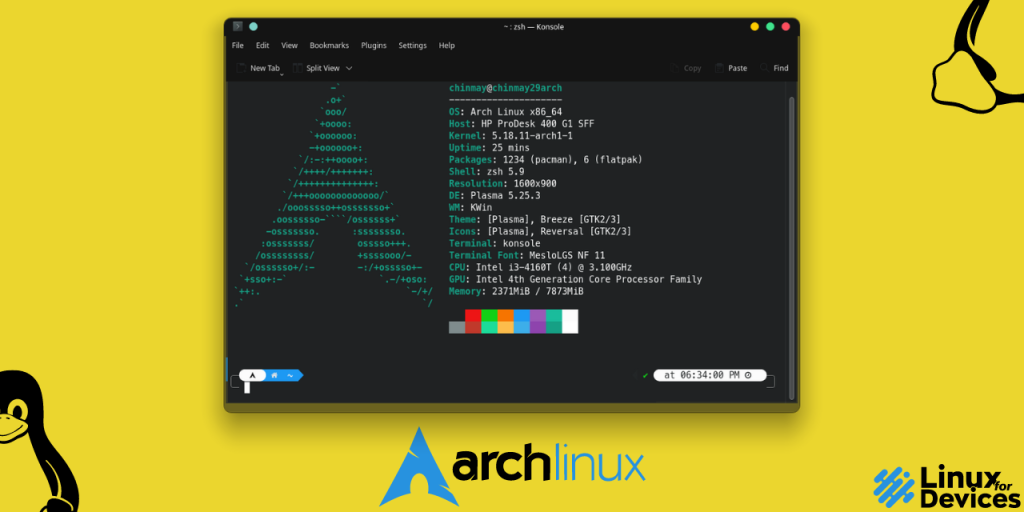 Make Your Arch Linux Terminal Awesome 2022 - LinuxForDevices
