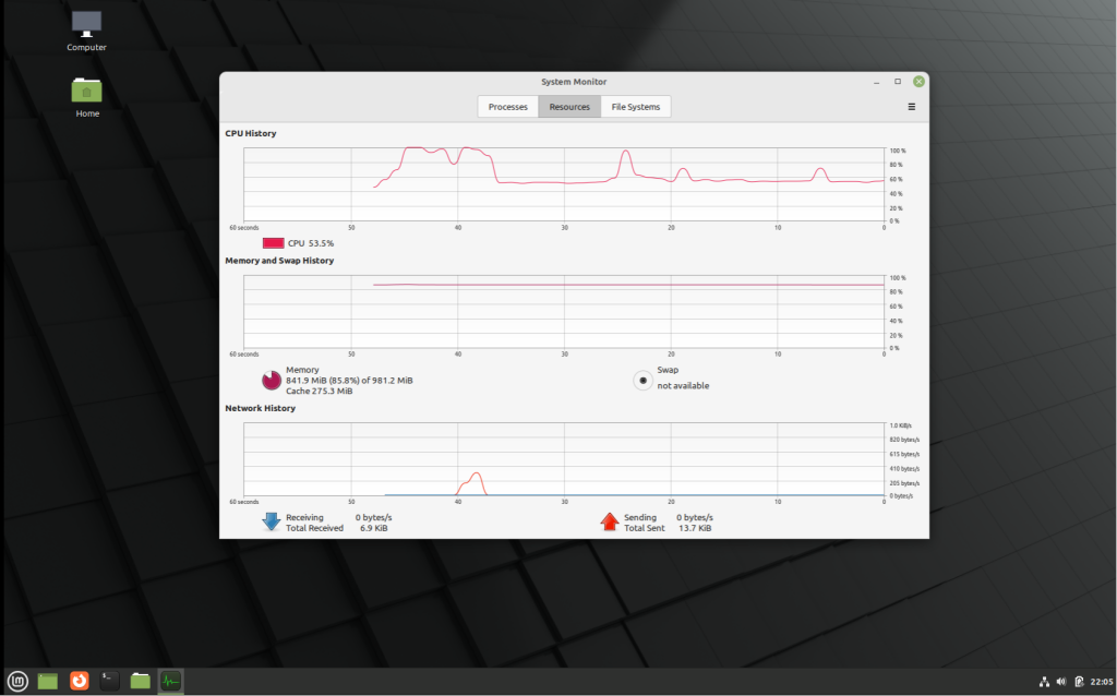 Cinnamon Resourcemonitor