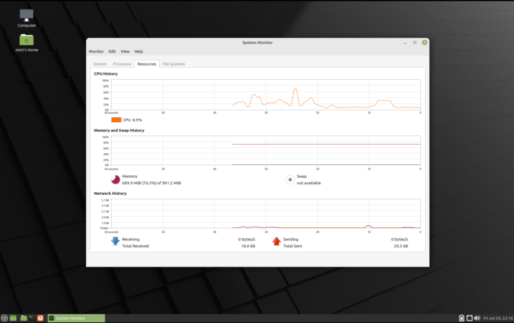 Mate Resource Monitor