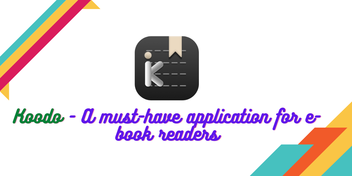 Koodo A Beautiful OpenSource Ebook Reader for the Linux Bookworms