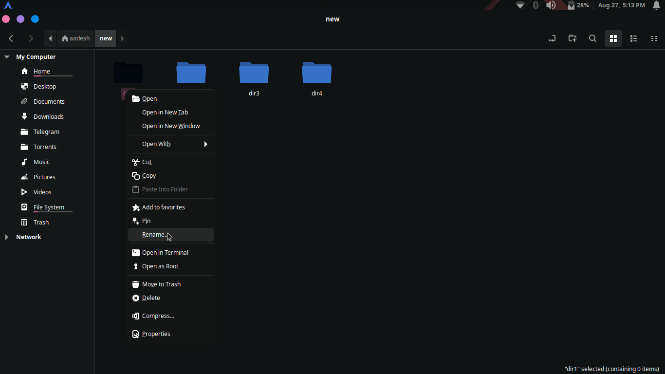Rename a directory in linux 3 methods linuxfordevices