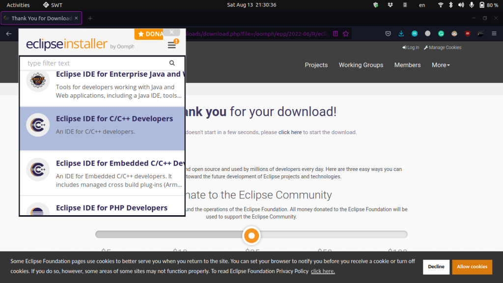 Eclipse Installer