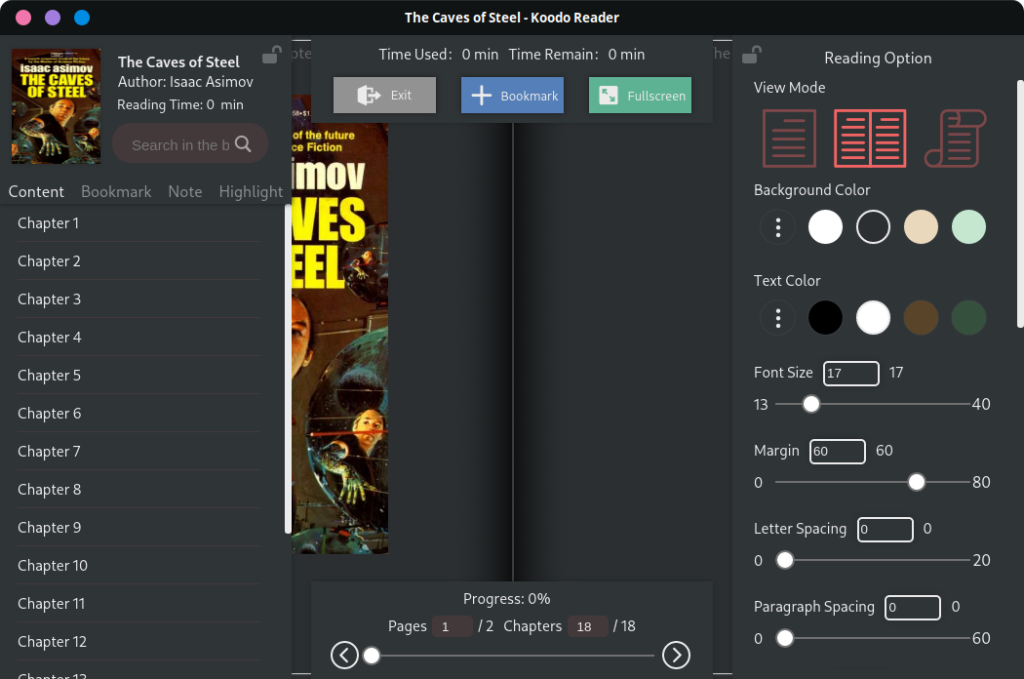 Koodo A Beautiful OpenSource Ebook Reader for the Linux Bookworms LinuxForDevices