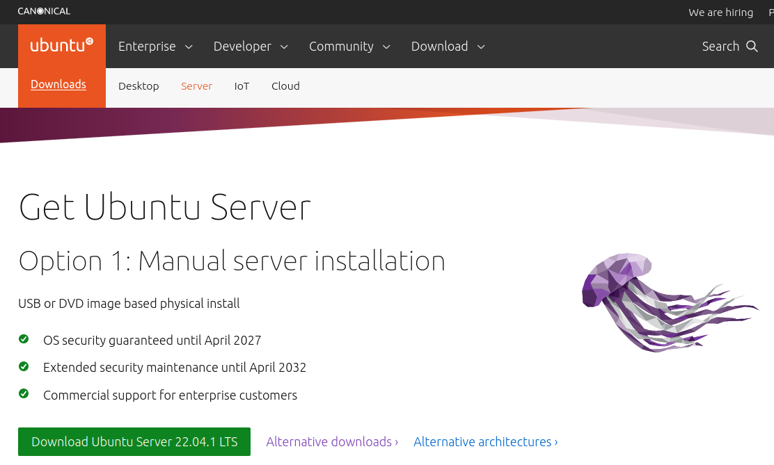 Download Ubuntu Server