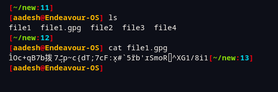 how to encrypt a file with pgp key in linux
