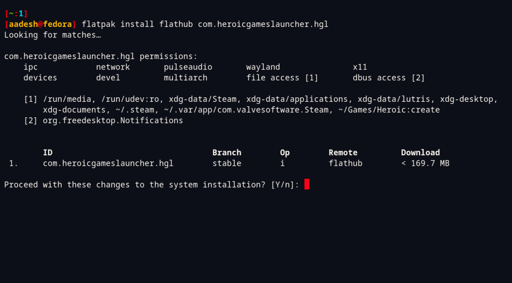 Installing Heroic Games Launcher With Flatpak