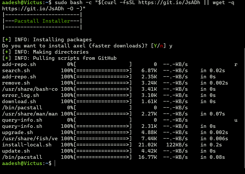Installing Pacstall On Ubuntu Linux