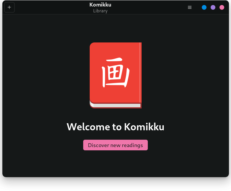 Komikku Reader Interface