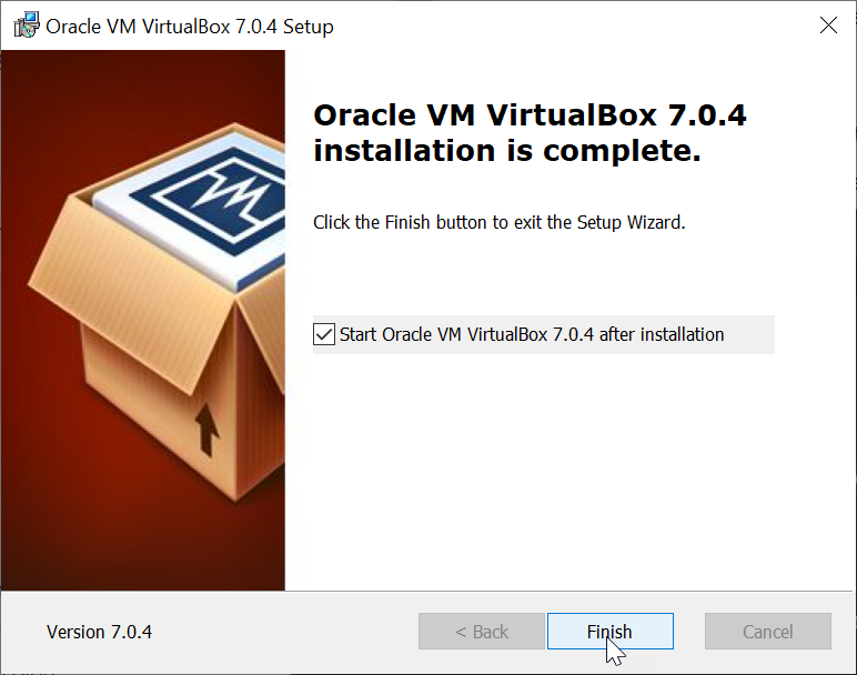 Virtualbox Install Screen 6