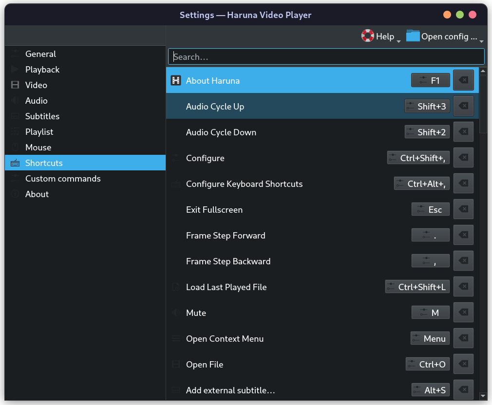 You Can Configure Keyboard Shortcuts