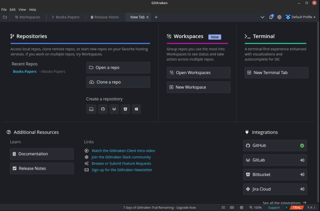 Gitkraken Dashboard