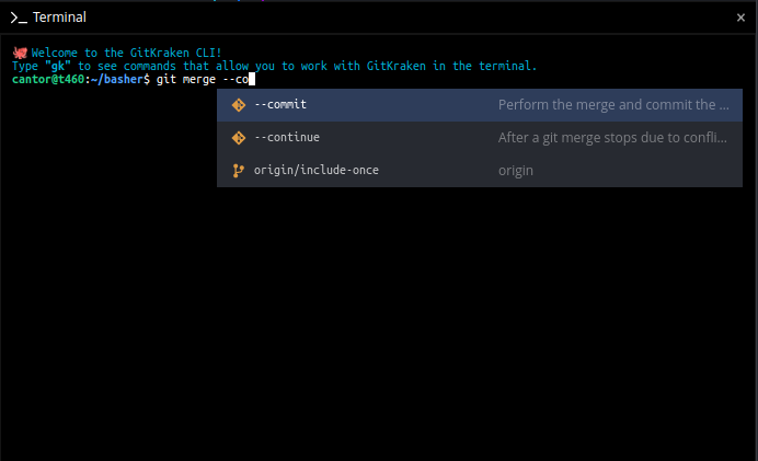 Gitkraken Terminal
