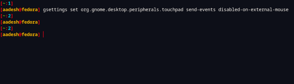 A Single Command To Disable The Touchpad Whenever An External Mouse Is Connected