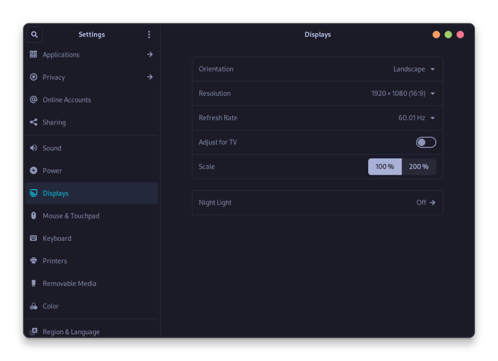 There Is No Fractional Scaling On Fedora Wayland Session By Default