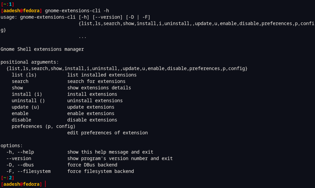 Use The Help Flag To Understand The Options Of This Command