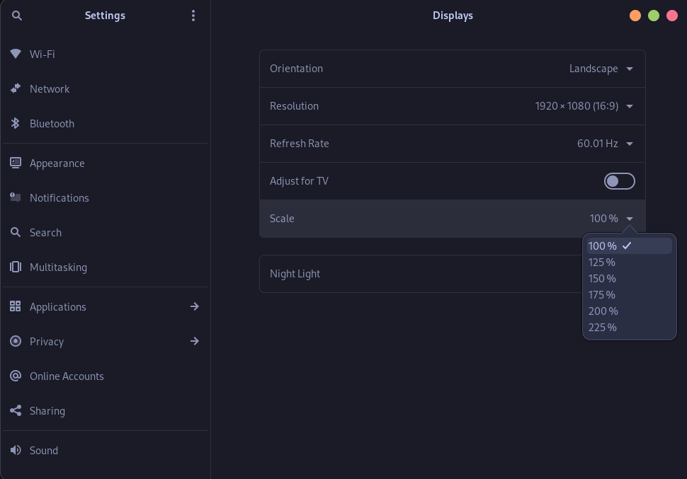 You Can Now Toggle The Appropriate Scaling Factor On GNOME