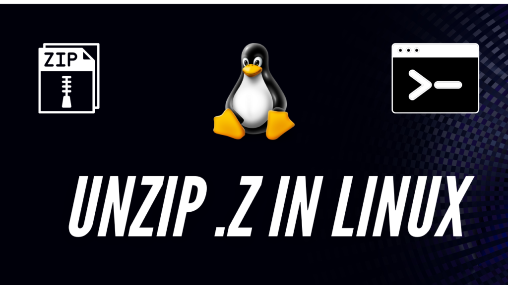 how to uncompress a zip file on linux