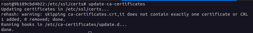 Update Ca Certificates