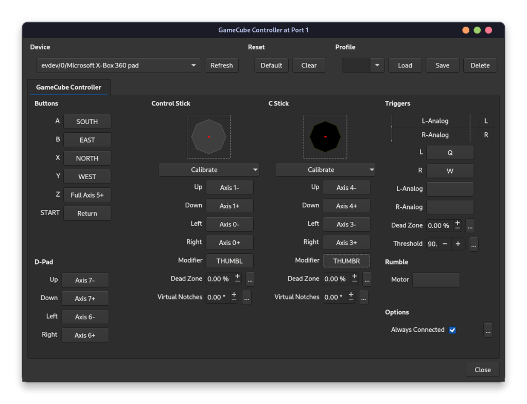 Add Your Controller Device From The Menu And Customize Your Controls