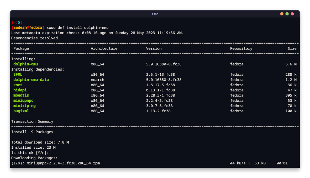 Installing The Dolphin Emulator On Fedora