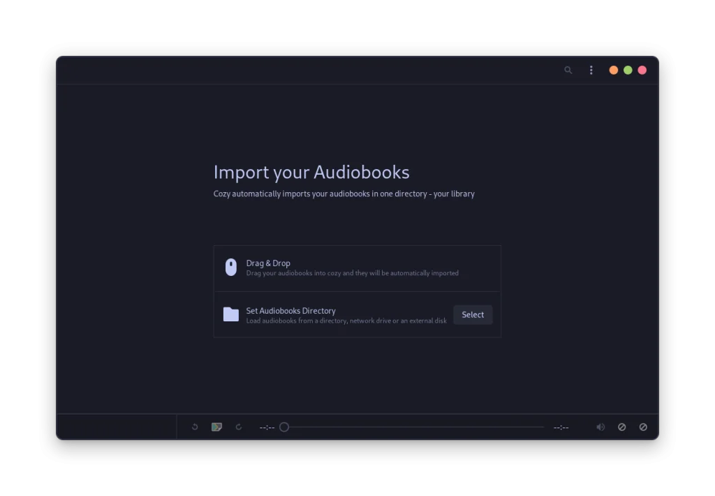 Now Locate Your Audiobook Directory Whether Stored Locally Or On A Network Drive