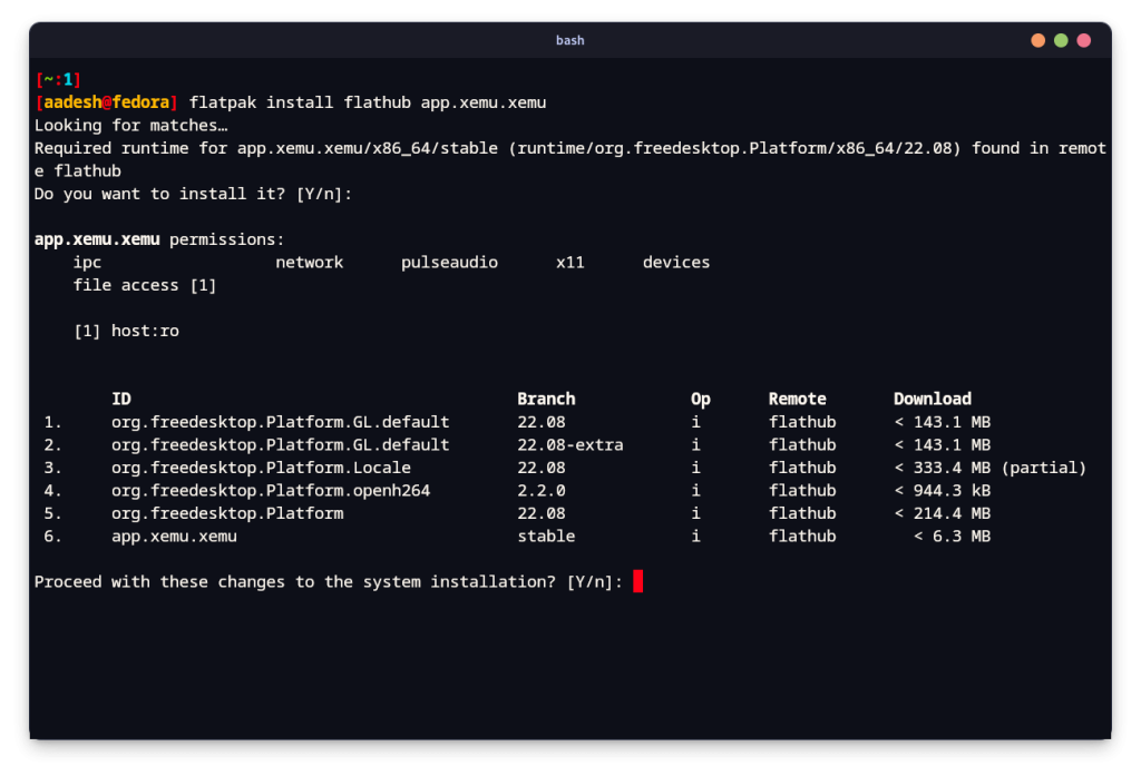 Installing Xemu On Fedora