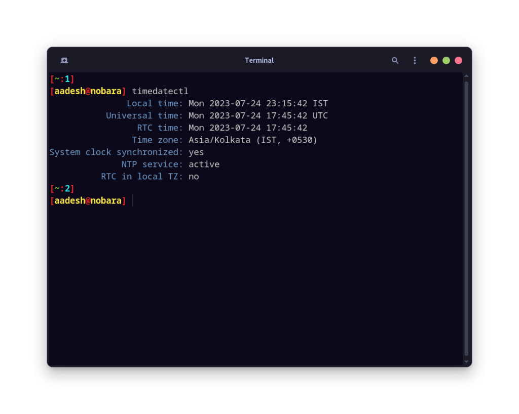 The Default Time In Linux Systems Is Set To UTC