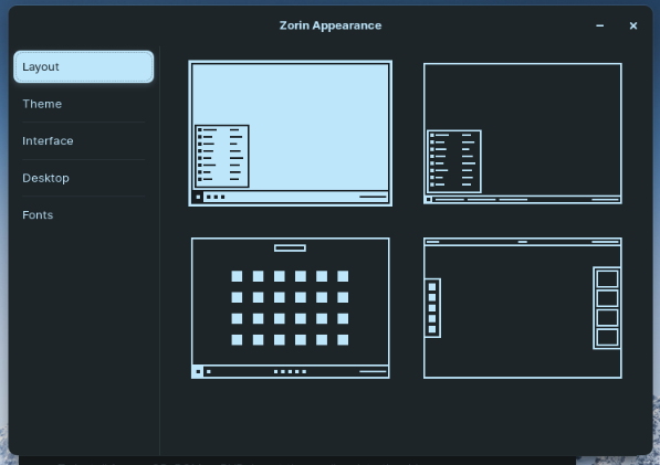 Different Layouts Can Be Selected As Per Your Preference